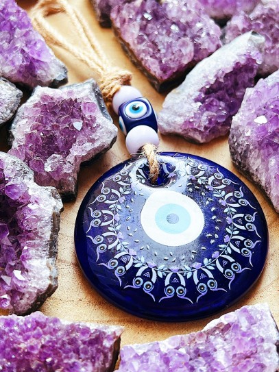 Llavero 'Adem' de Ojo turco y búho