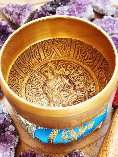 Cuenco tibetano 7 metales de Buda