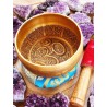 Tibetan singing bowl 7 metals of Om