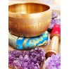 Tibetan singing bowl 7 metals of Om