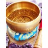 Tibetan singing bowl 7 metals of Om