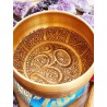Tibetan singing bowl 7 metals of Om