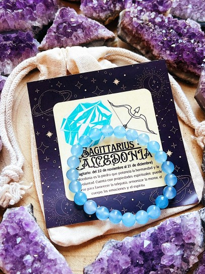 Polsera dels horòscops: Sagitari - Calcedònia