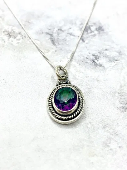 Mystic Topaz 'Ashika' necklace