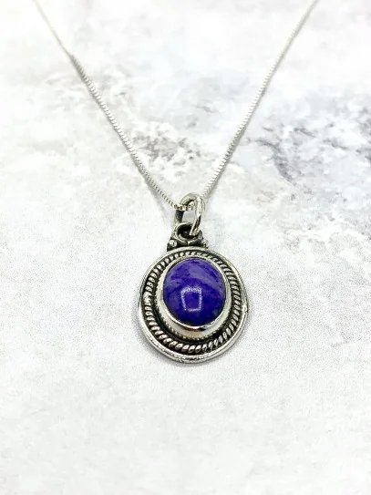 Charoite 'Ashika' necklace