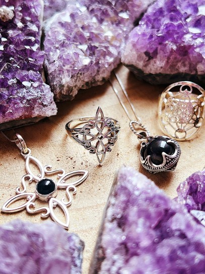 Black Tourmaline 'Gotland' necklace