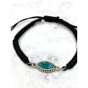 Emerald 'Navani' bracelet (macrame)