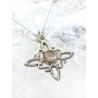 Witches Knot 'Sabrina' Rose Quartz necklace
