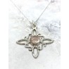 Witches Knot 'Sabrina' Rose Quartz necklace