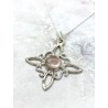 Witches Knot 'Sabrina' Rose Quartz necklace