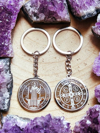 Protection Keychain: Saint Benedict Medal