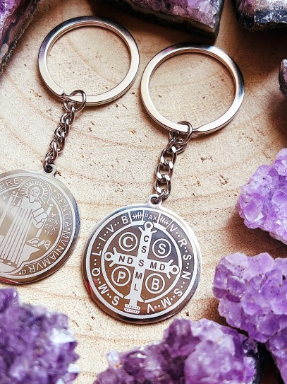 Protection Keychain: Saint Benedict Medal