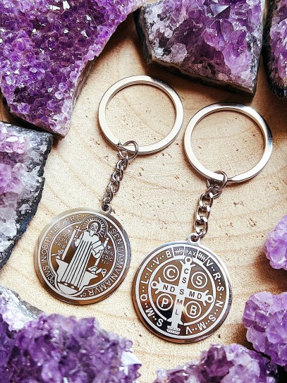 Protection Keychain: Saint Benedict Medal