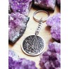 Llavero talismán de protección: Tetragramatón (acero)