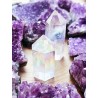 Rainbow Aqua Aura Quartz Point