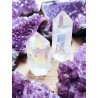 Rainbow Aqua Aura Quartz Point