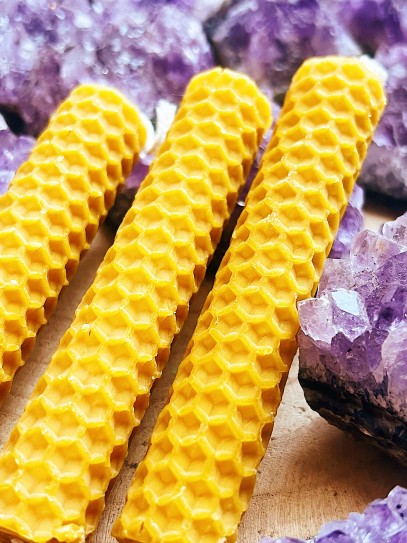 Special honey candle to sweeten (10 cm x 2 cm)