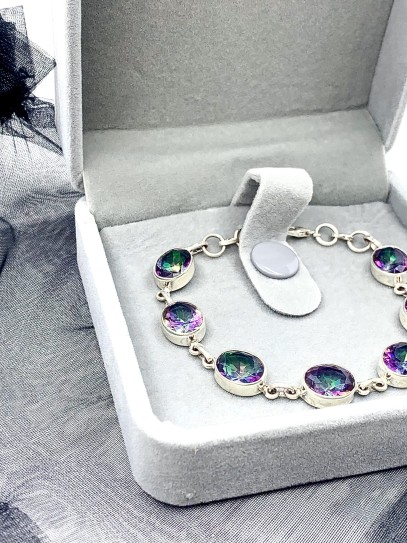 Gray velvet gift box - Bracelets