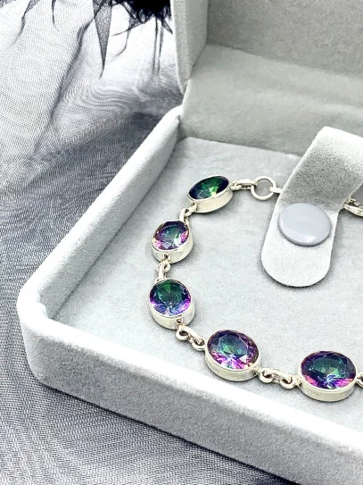 Gray velvet gift box - Bracelets