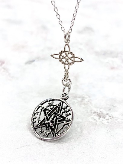 Collar 'Salem' de Nudo Brujas y Tetragramatón