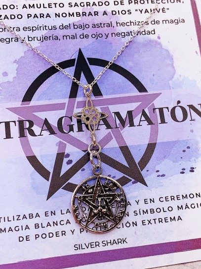 Collar 'Salem' de Nudo Brujas y Tetragramatón