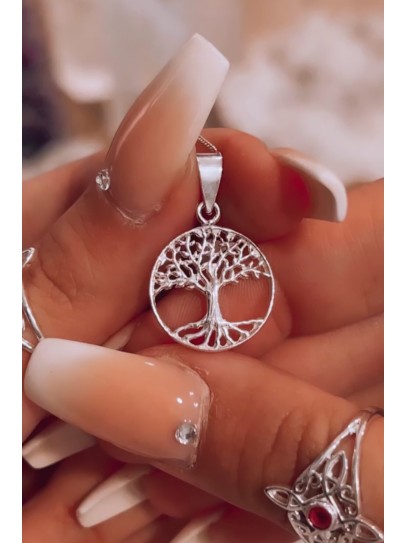 Silver 'Dalia' necklace