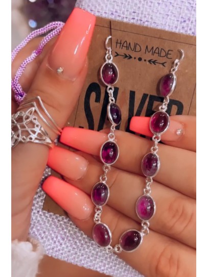 Polsera 'Anisha' d'Ametista | Energia positiva