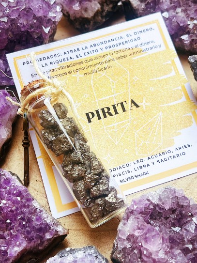 Flascó de Pirita - Abundància i Prosperitat