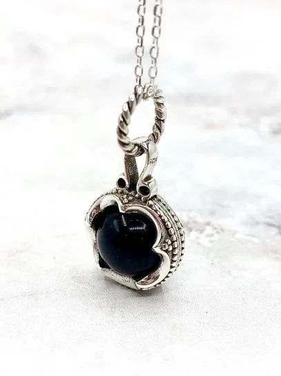 Collar 'Gotland' de Ónix negro