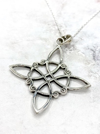 Collar 'Blair' de Nudo Brujas plata