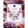 Bracelet with the 7 knots of protection and lucky charms