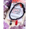 Jet protection bracelet with figa cuff