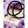 Witches Knot and Black Onyx 'Elly'  bracelet 6mm | Protection