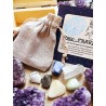 Kit of 6 horoscope stones: Virgo - White Quartz