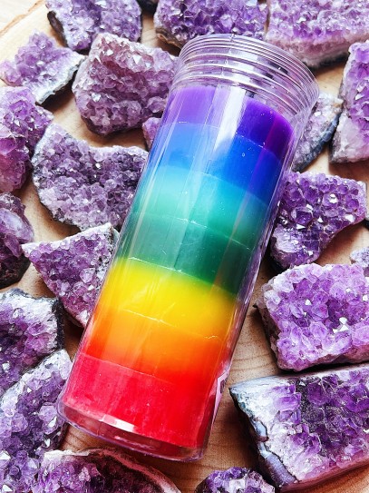 Velón de los 7 chakras especial y ritualizado