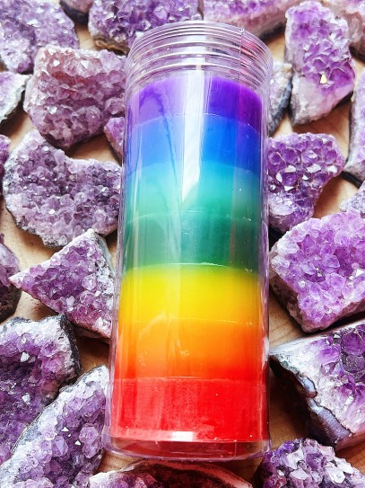 Velón de los 7 chakras especial y ritualizado