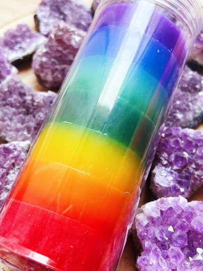 Candle of the 7 special and ritualized chakras