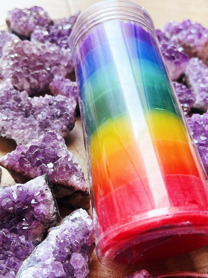 Candle of the 7 special and ritualized chakras