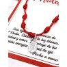 Pulsera de los 7 nudos de protección y Virgen de la Milagrosa