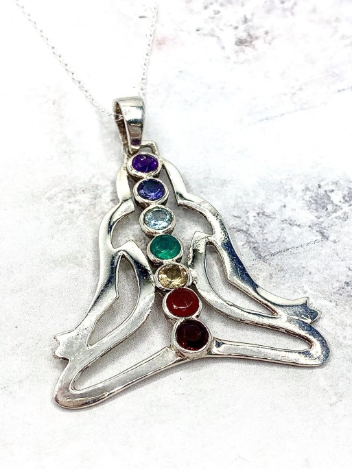 Silver 'Amisha' necklace