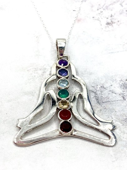 Silver 'Amisha' necklace