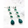 Emerald 'Iniya' earrings