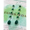 Emerald 'Iniya' earrings