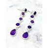 Amethyst 'Iniya' earrings