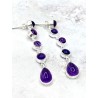 Amethyst 'Iniya' earrings