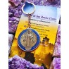 Saint Benedict Medal Keychain: blue health