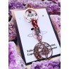 Witch's Knot talisman protective keychain