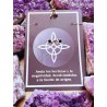 Witch's Knot talisman protective keychain