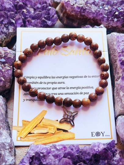 Lignum vitaeand Witch's Knot bracelet