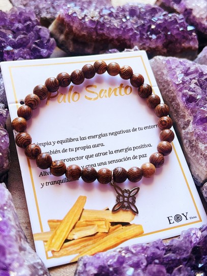 Lignum vitaeand Witch's Knot bracelet